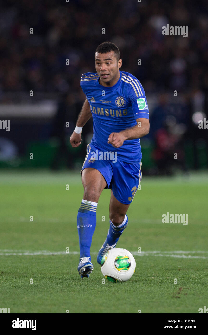 Kanagawa, Giappone. 16 dicembre 2012. Ashley Cole (Chelsea), 16 dicembre 2012 - Calcio : durante il FIFA Club World Cup Giappone 2012 partita finale tra i Corinzi 1- 0 Chelsea FC a Yokohama International Stadium, Kanagawa, Giappone. (Foto di Maurizio Borsari/AFLO) [0855] Foto Stock