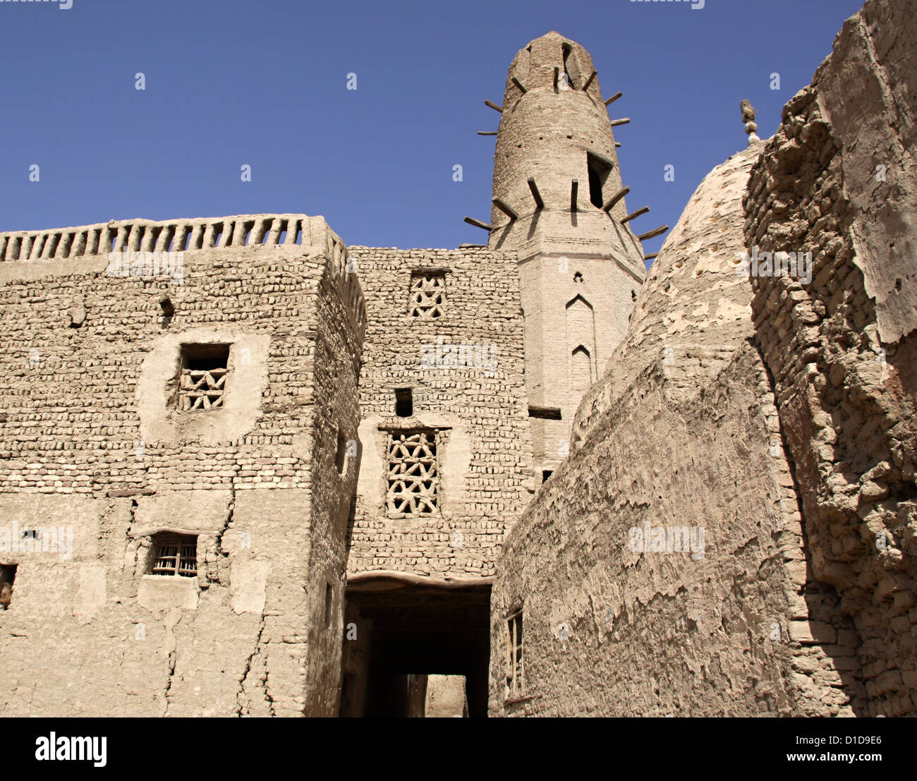 Al-Qasr,vecchia città islamica ,Dachla oasis Foto Stock