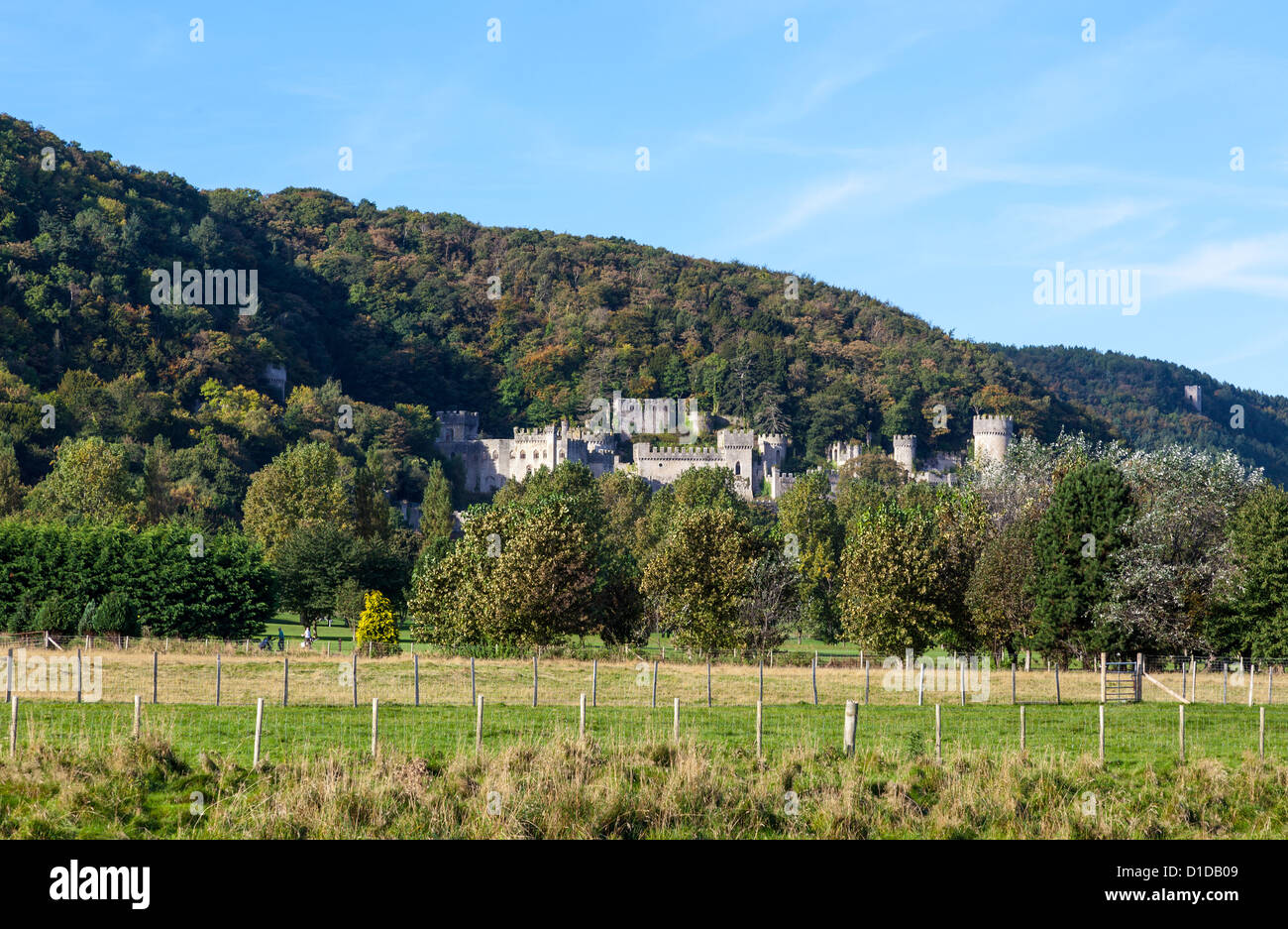 Castello di Gwrych Foto Stock