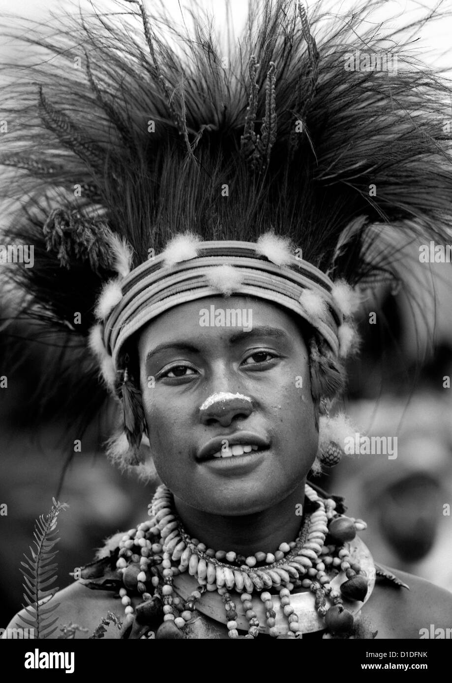 Mount Hagen cantare cantare festival, Highlands, Papua Nuova Guinea Foto Stock