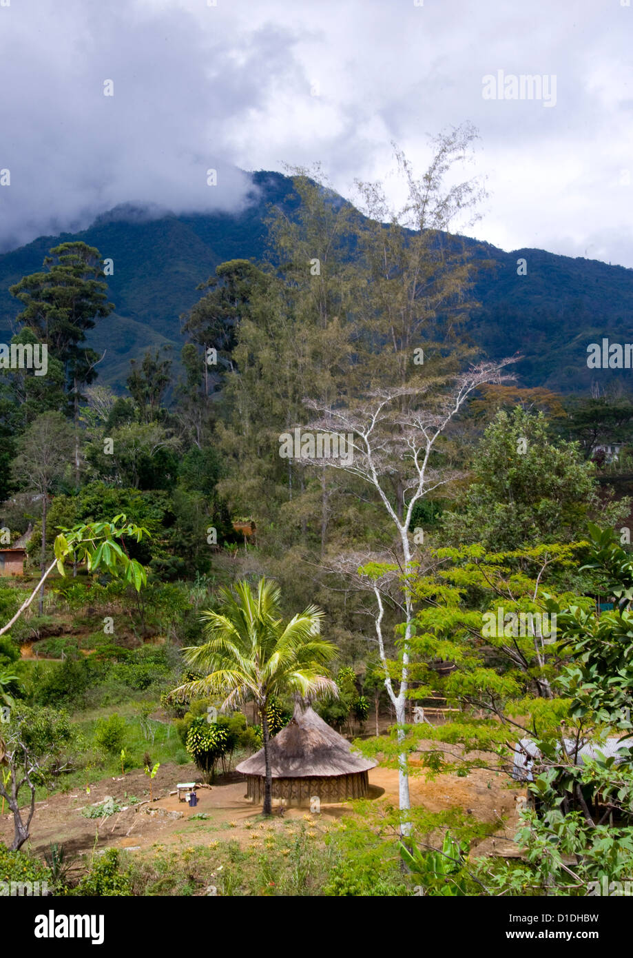 Mount Hagen cantare cantare festival, Highlands, Papua Nuova Guinea Foto Stock