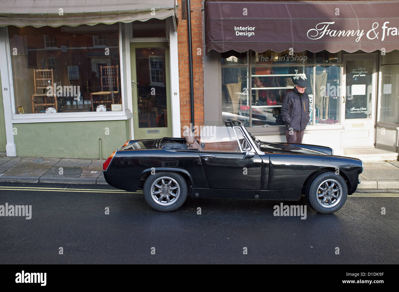 Vintage MG Midget auto sportiva Foto Stock