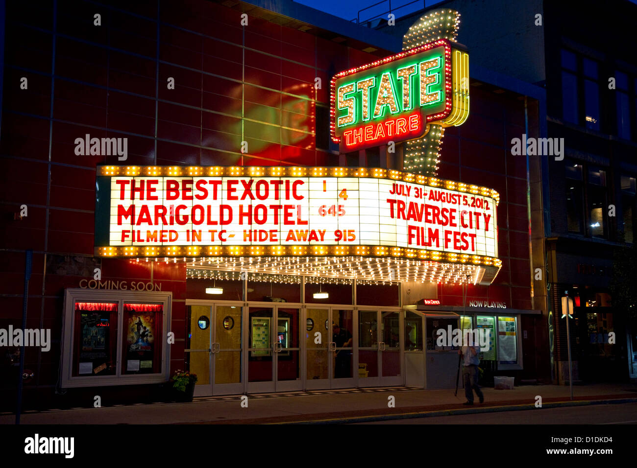 Lo stato teatro tendone di Traverse City, Michigan, Stati Uniti d'America. Foto Stock