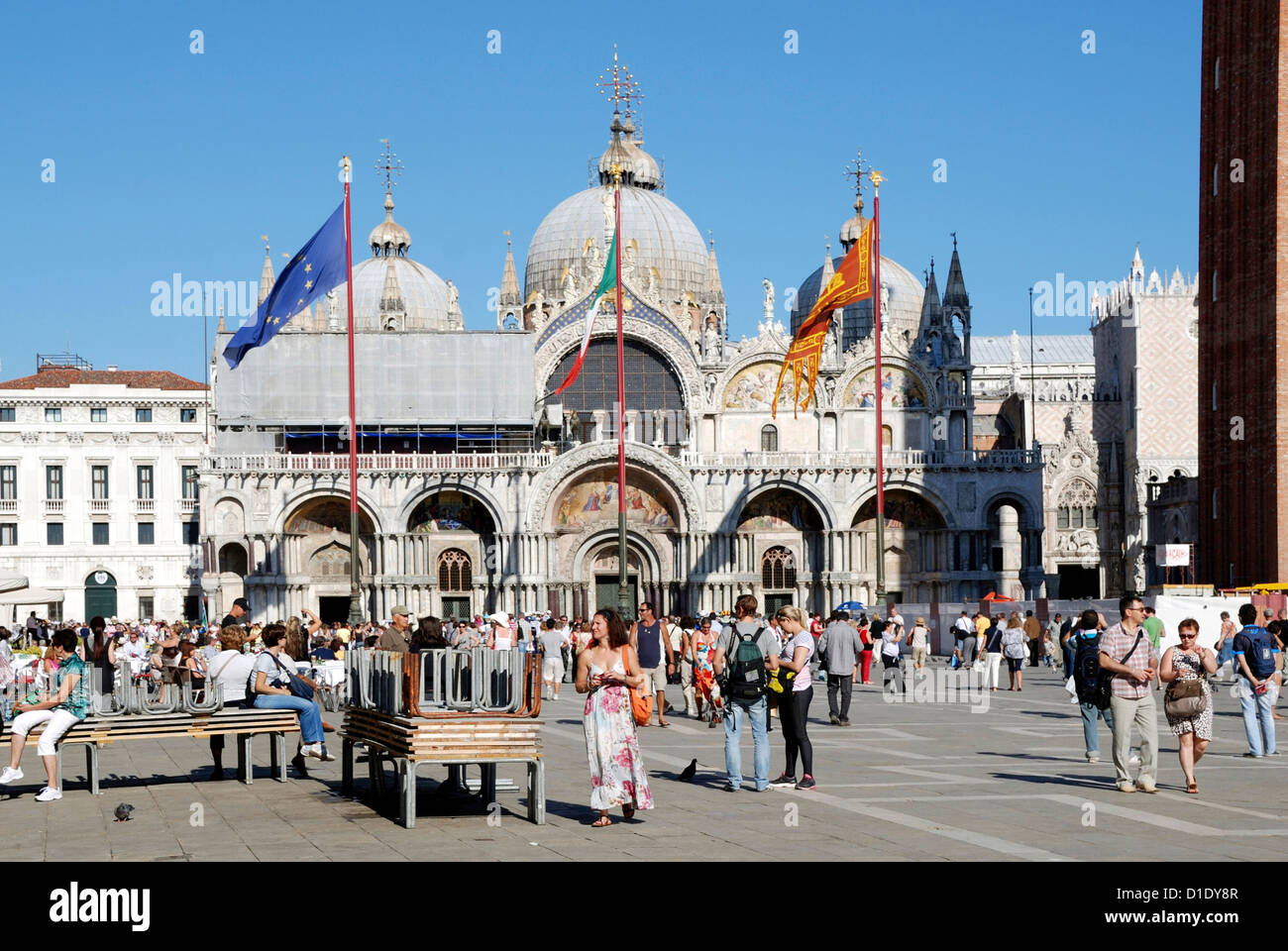 Basilica di San Marco a Venezia. Foto Stock