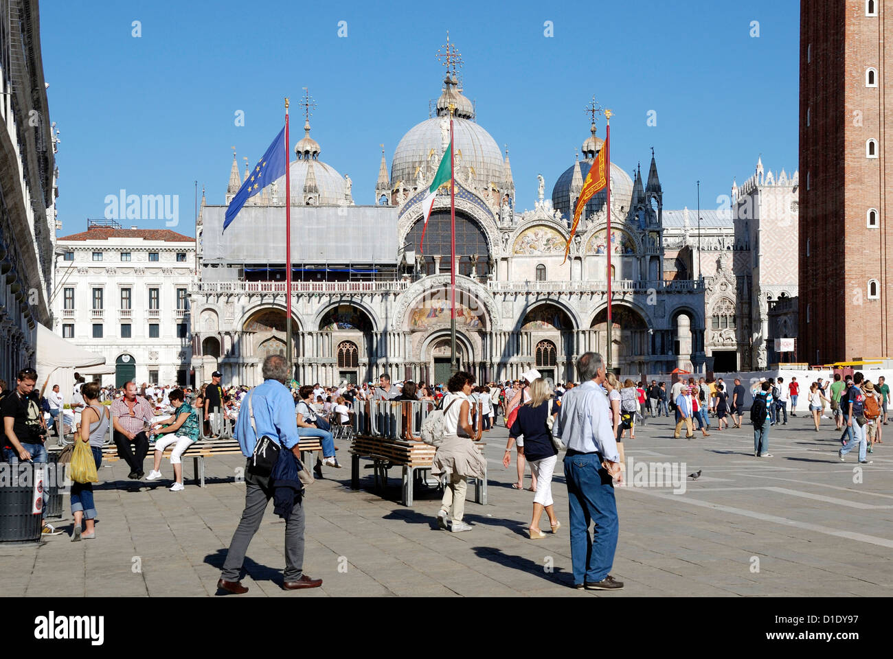 Basilica di San Marco a Venezia. Foto Stock