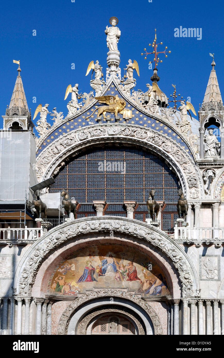 Basilica di San Marco a Venezia. Foto Stock