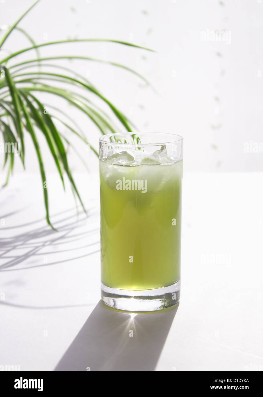 Aojiru (succo verde) Foto Stock