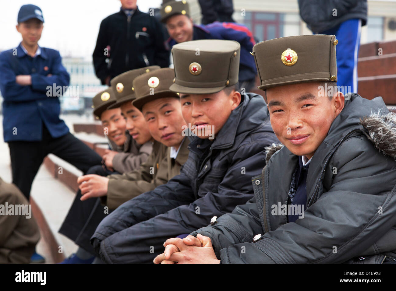 Wonsan Città Mare Orientale di Corea, Repubblica Popolare Democratica di Corea (DPRK), la Corea del Nord, Asia Foto Stock