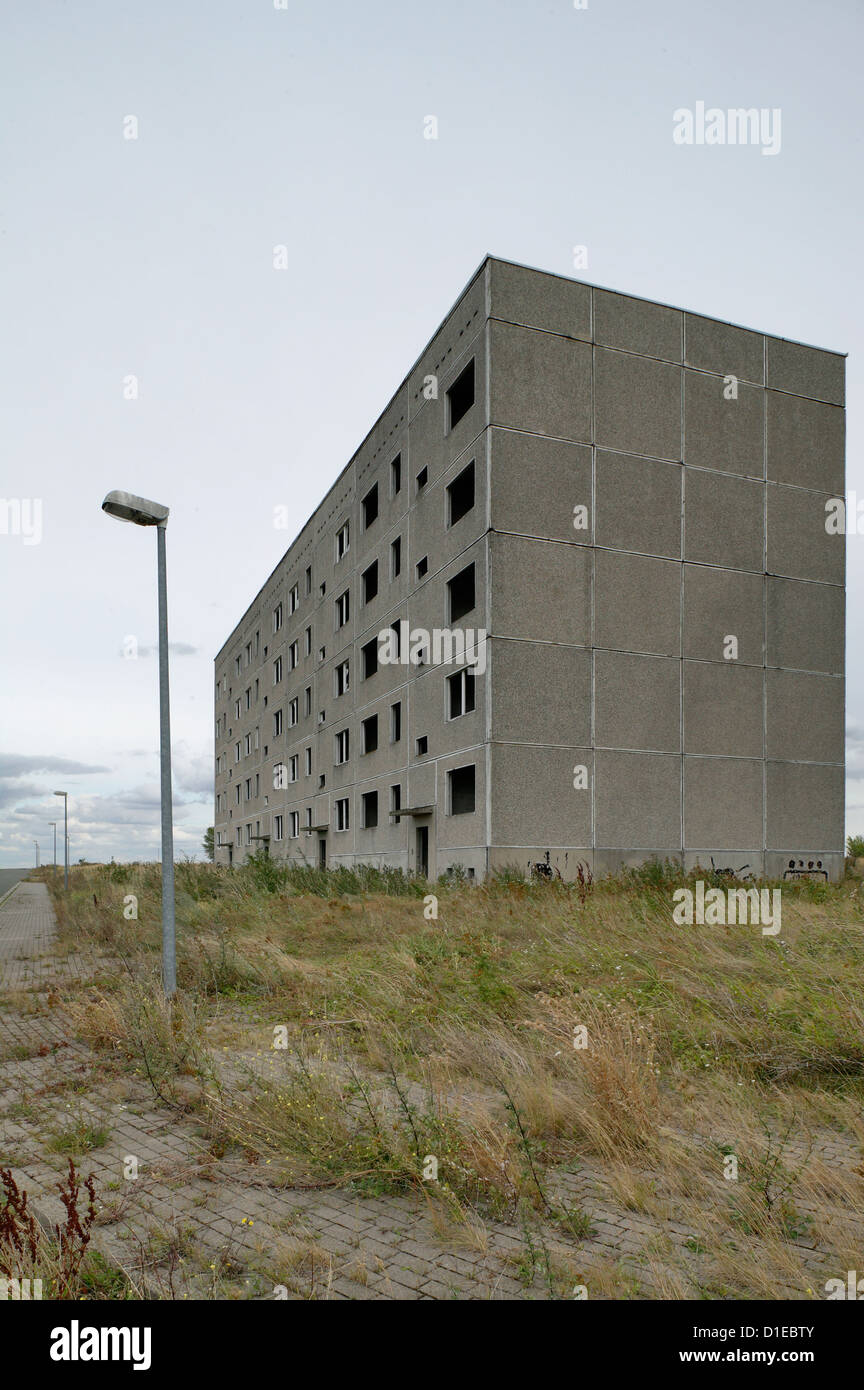 Cochstedt, Germania No Man's Land - ad una perdita della lastra finita Foto Stock