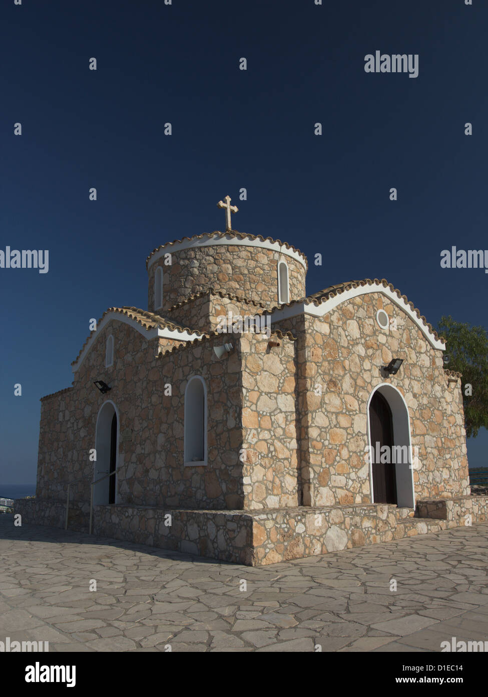 Profitis Ilias Chiesa, Protaras, Cipro Foto Stock
