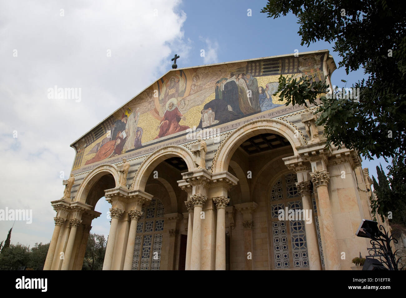 Chiesa di Getsemani, Gerusalemme, Israele. Foto Stock