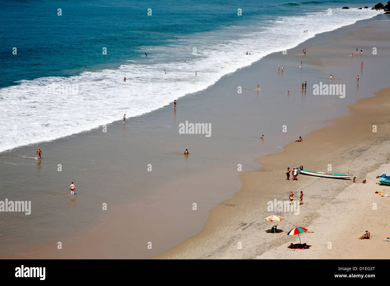 Varkala Beach. Il Kerala. India Foto Stock