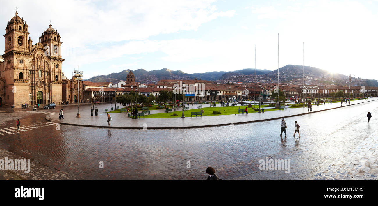 La Compania de Jesus, Plaza de Armas, Cusco, Perù, Sud America, America Foto Stock