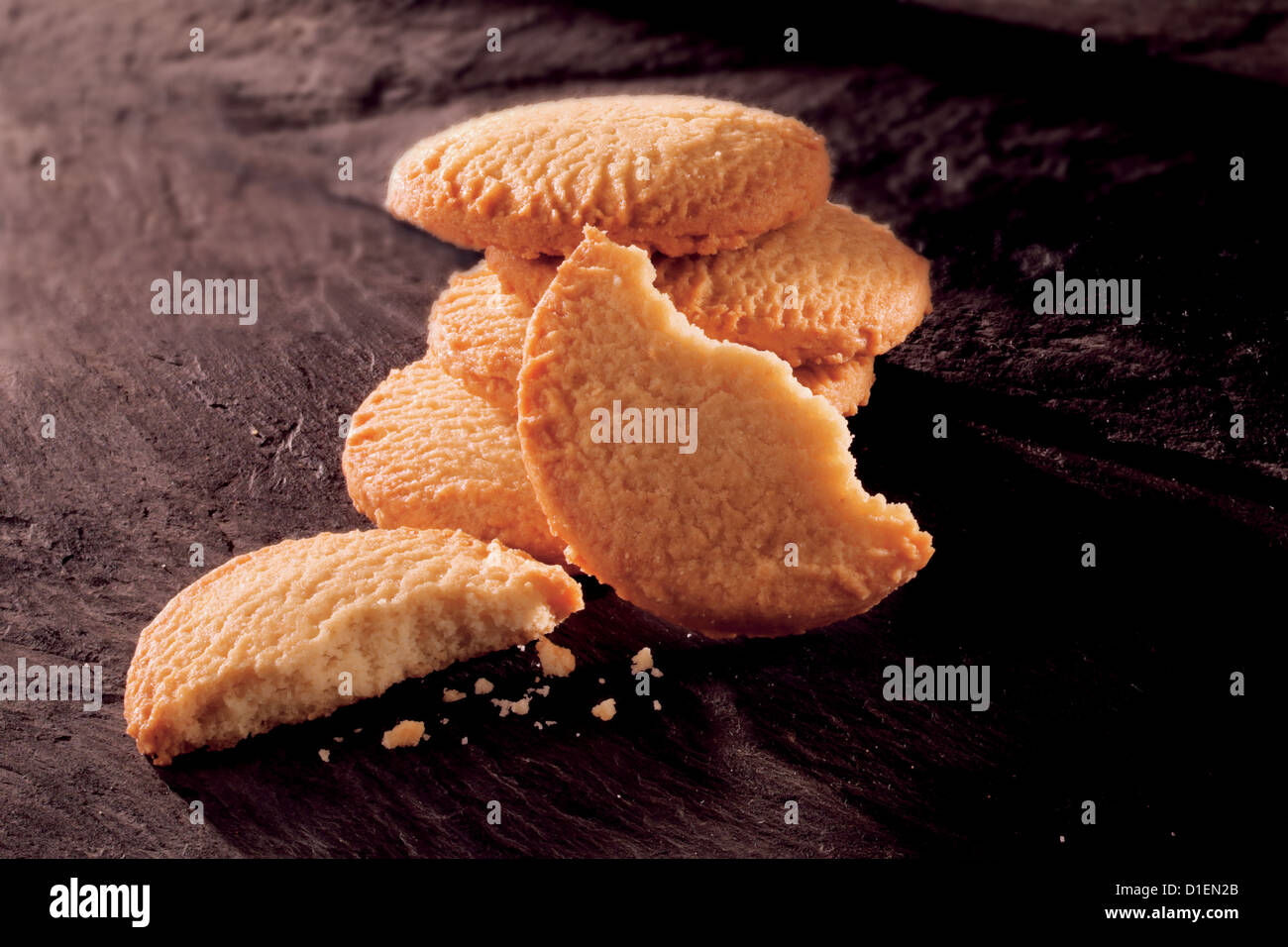 Tutto & rotte tradizionali biscotti frollini Foto Stock