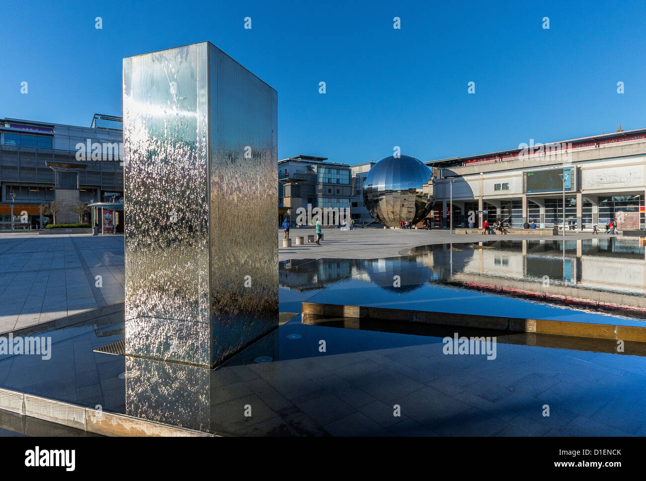 Millennium Square a Bristol, Inghilterra, Regno Unito Foto Stock