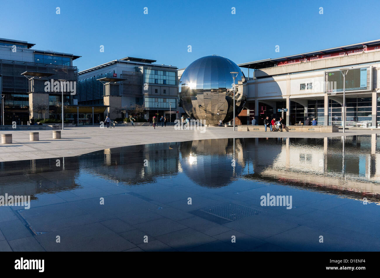 Millennium Square a Bristol, Inghilterra, Regno Unito Foto Stock