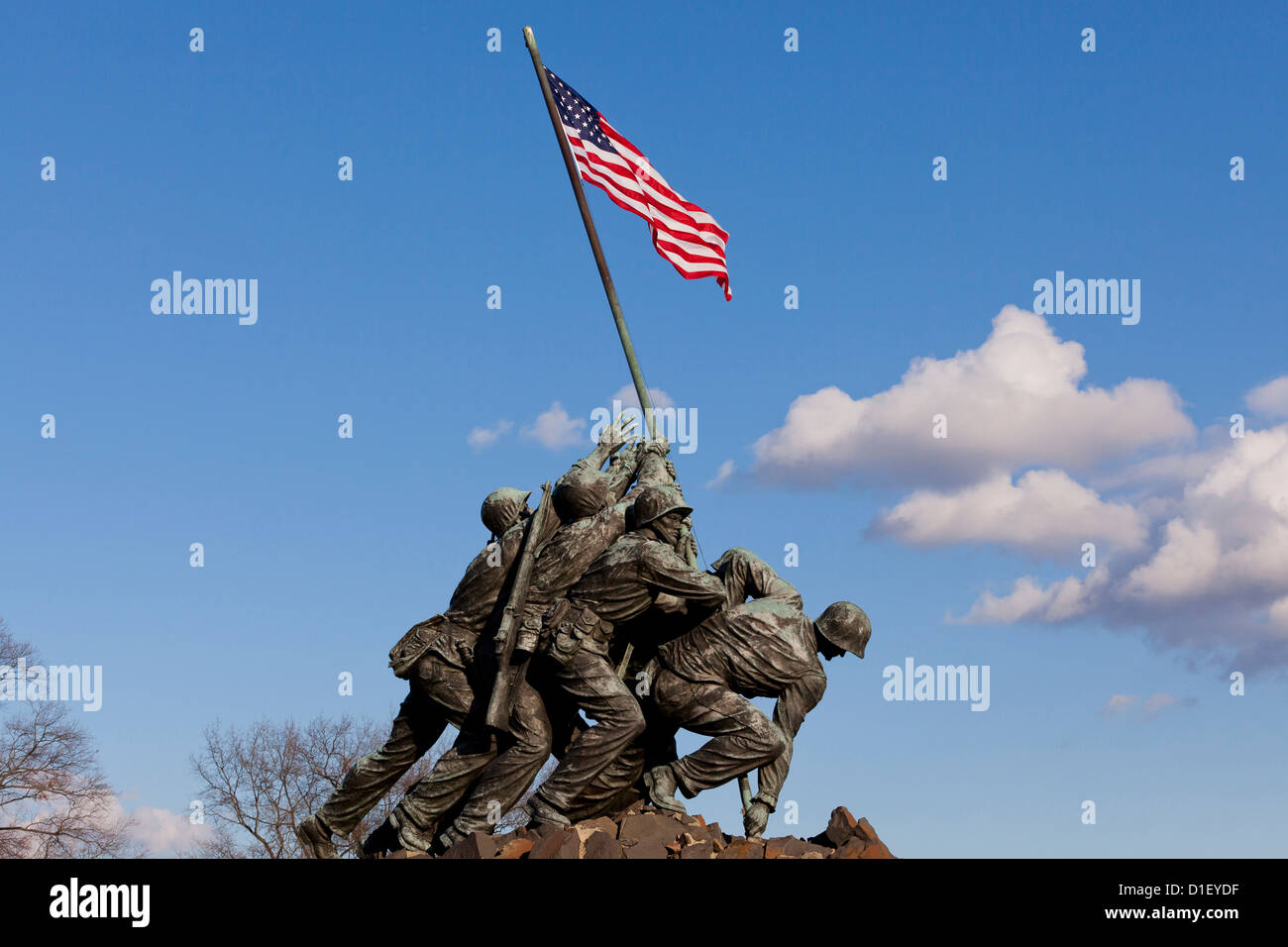 US Marine Corps Memorial - Washington DC, Stati Uniti d'America Foto Stock