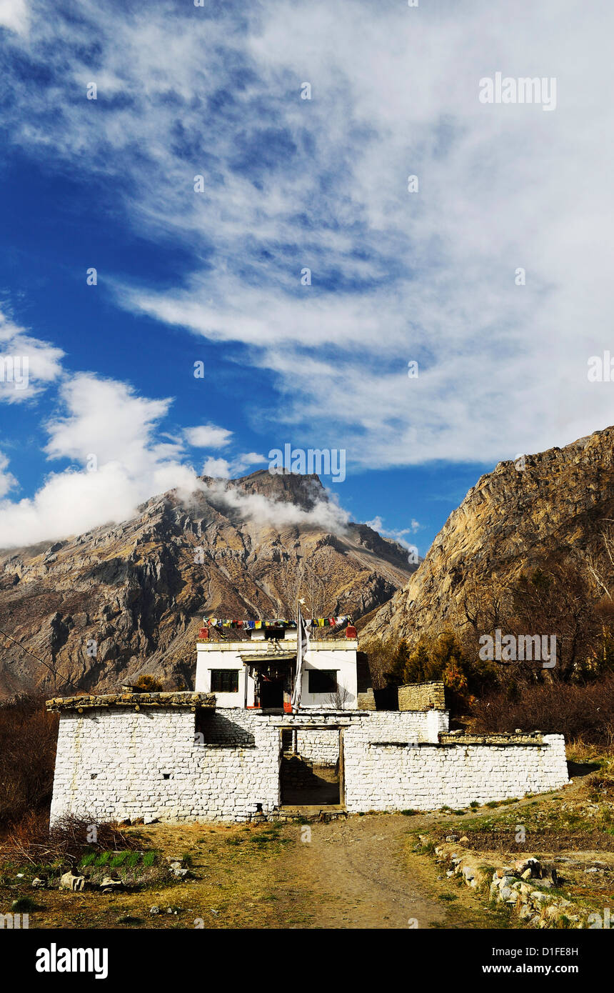 Il tempio di Muktinath, Muktinath, Annapurna Area di Conservazione, Mustang distretto, Dhawalagiri, Regione Occidentale (Pashchimanchal), Nepal Foto Stock