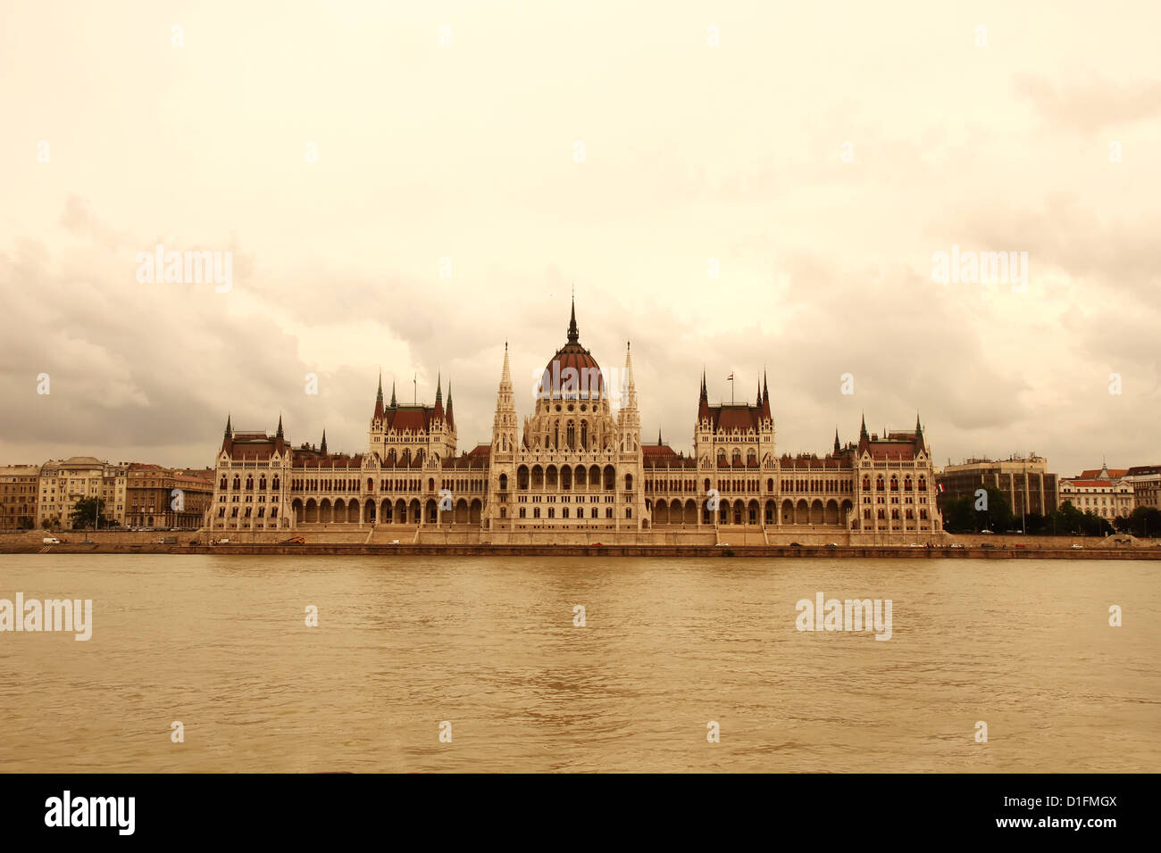 Il Parlament ungherese di Budapest, l'Europa. Foto Stock