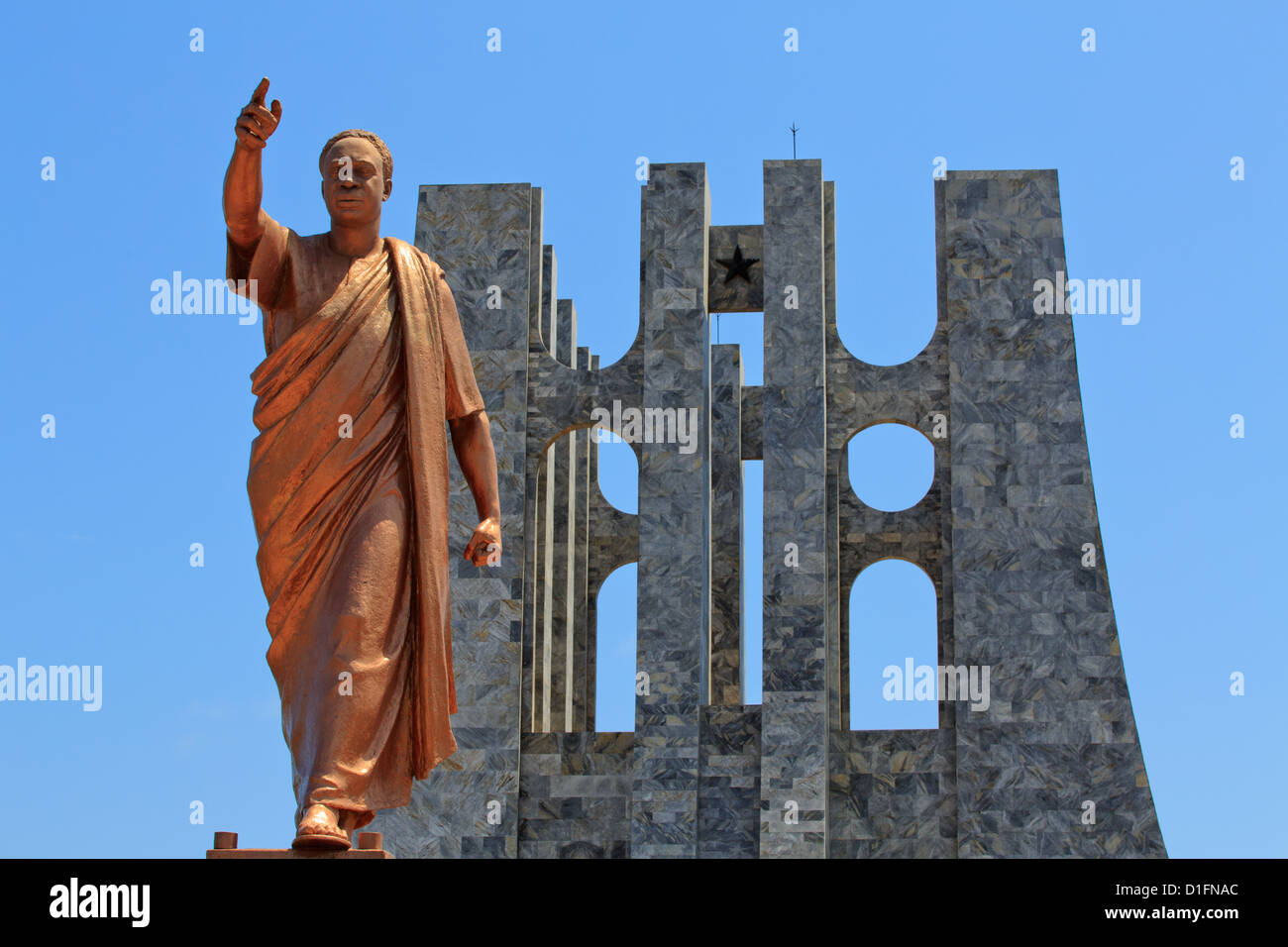 Kwame Nkrumah Memorial in Accra, Ghana Foto Stock