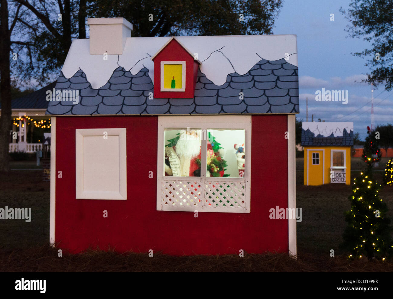 Scena di Natale Foto Stock