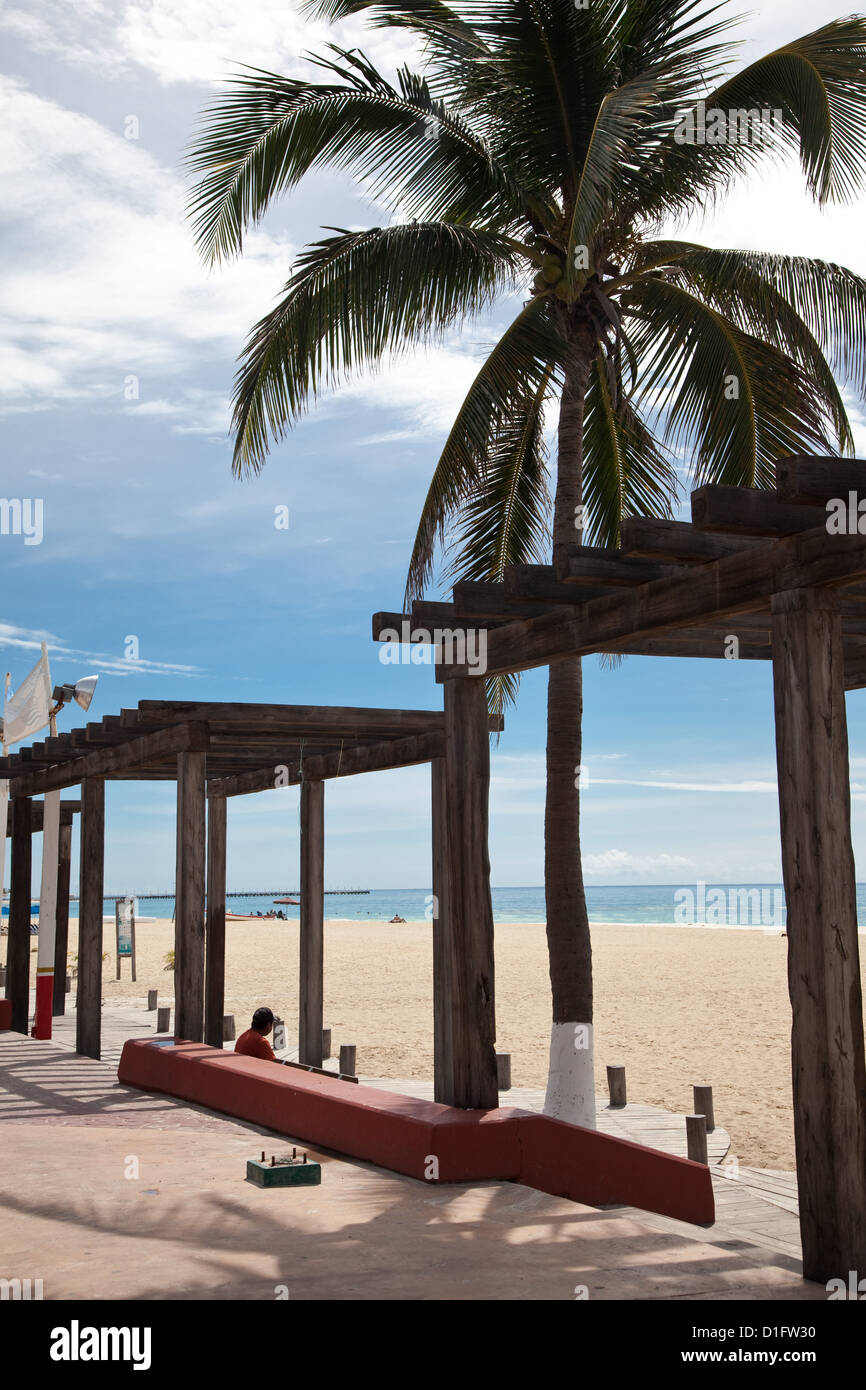 Playa del Carmen è una bellissima spiaggia. Foto Stock