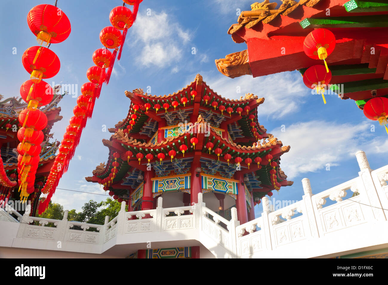 Thean Hou tempio Cinese, Kuala Lumpur, Malesia, Asia sud-orientale, Asia Foto Stock