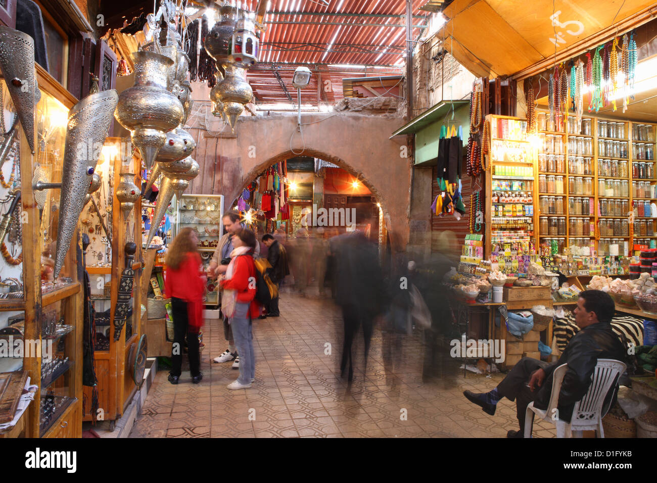 La medina di Marrakech, Marocco, Africa Settentrionale, Africa Foto Stock