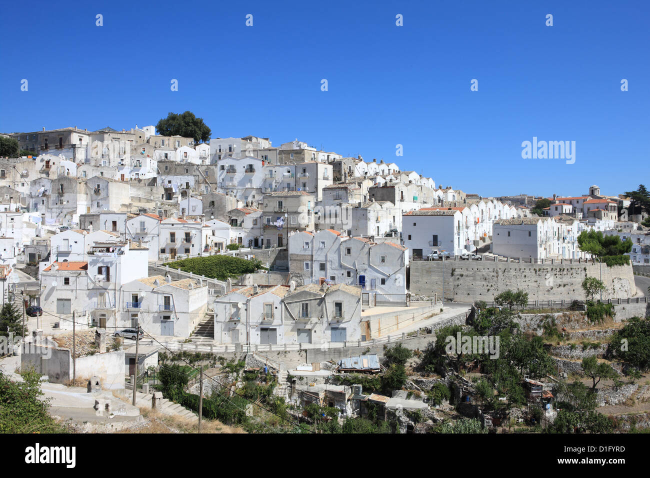 Monte Sant'Angelo, Puglia, Italia, Europa Foto Stock