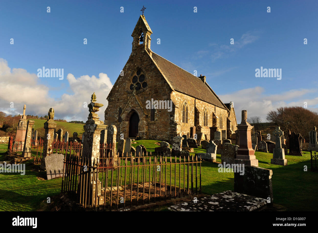 Kilmory Chiesa Parrocchiale, Isle of Arran, Scozia. Foto Stock