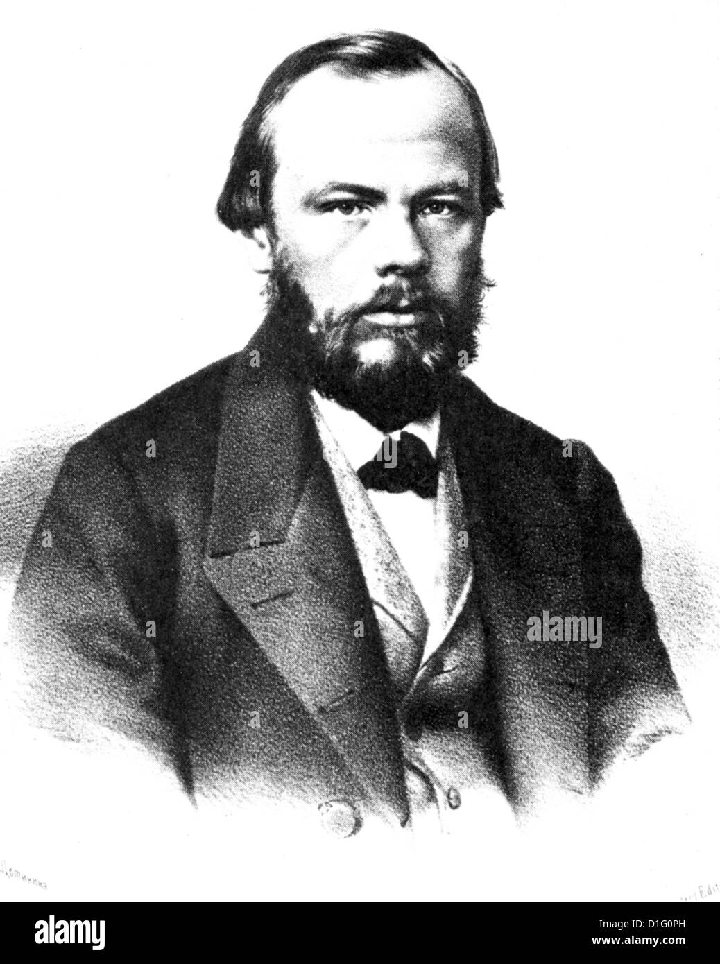 Fëdor Dostoevskij (1821-1881) autore russo circa 1865 Foto Stock