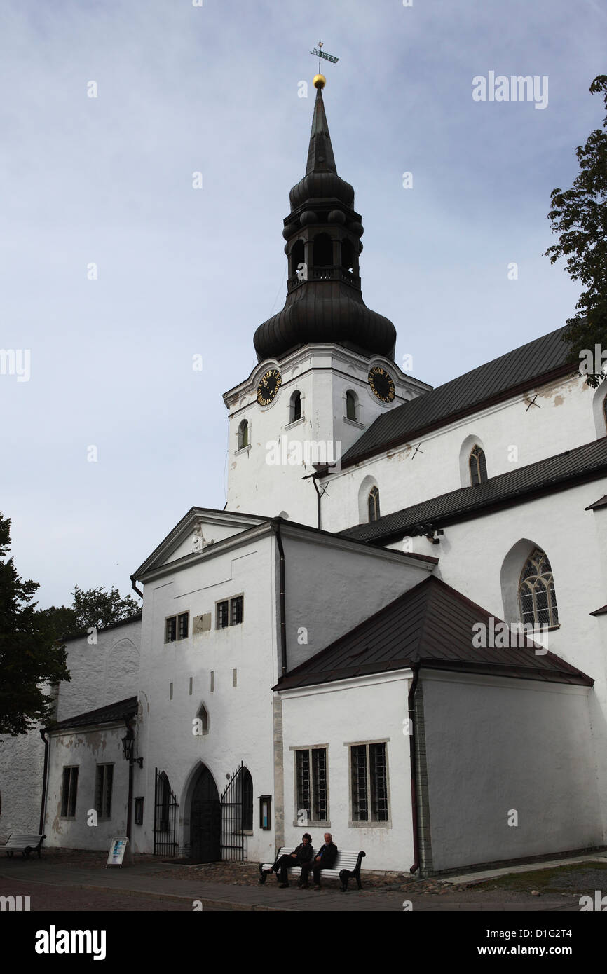 Il medievale la Cattedrale di Santa Maria (cupola chiesa) (Toomkirik), Toompea, Tallinn, Estonia, Europa Foto Stock
