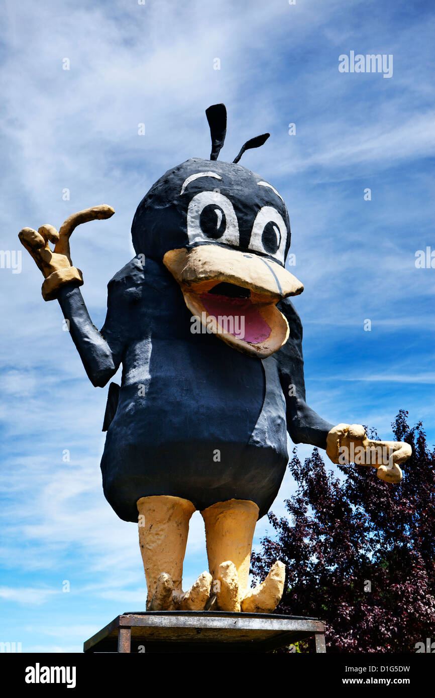 Yarbirds gigante in Centralia, Washington, attrazione stradale Foto Stock