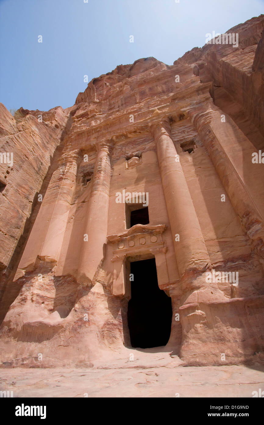 La Tomba di URN, Petra, Giordania. Foto Stock