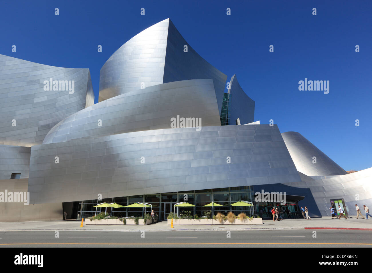 Walt Disney Concert Hall di Los Angeles, California, USA. Foto Stock