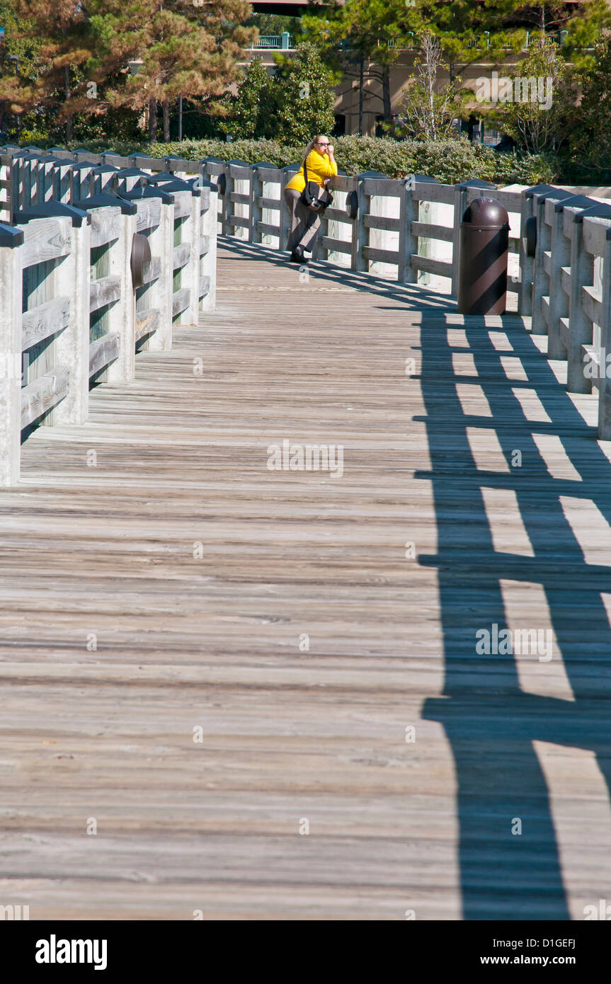 Di riposo turistico sul lungomare, Biloxi Mississippi , STATI UNITI Foto Stock