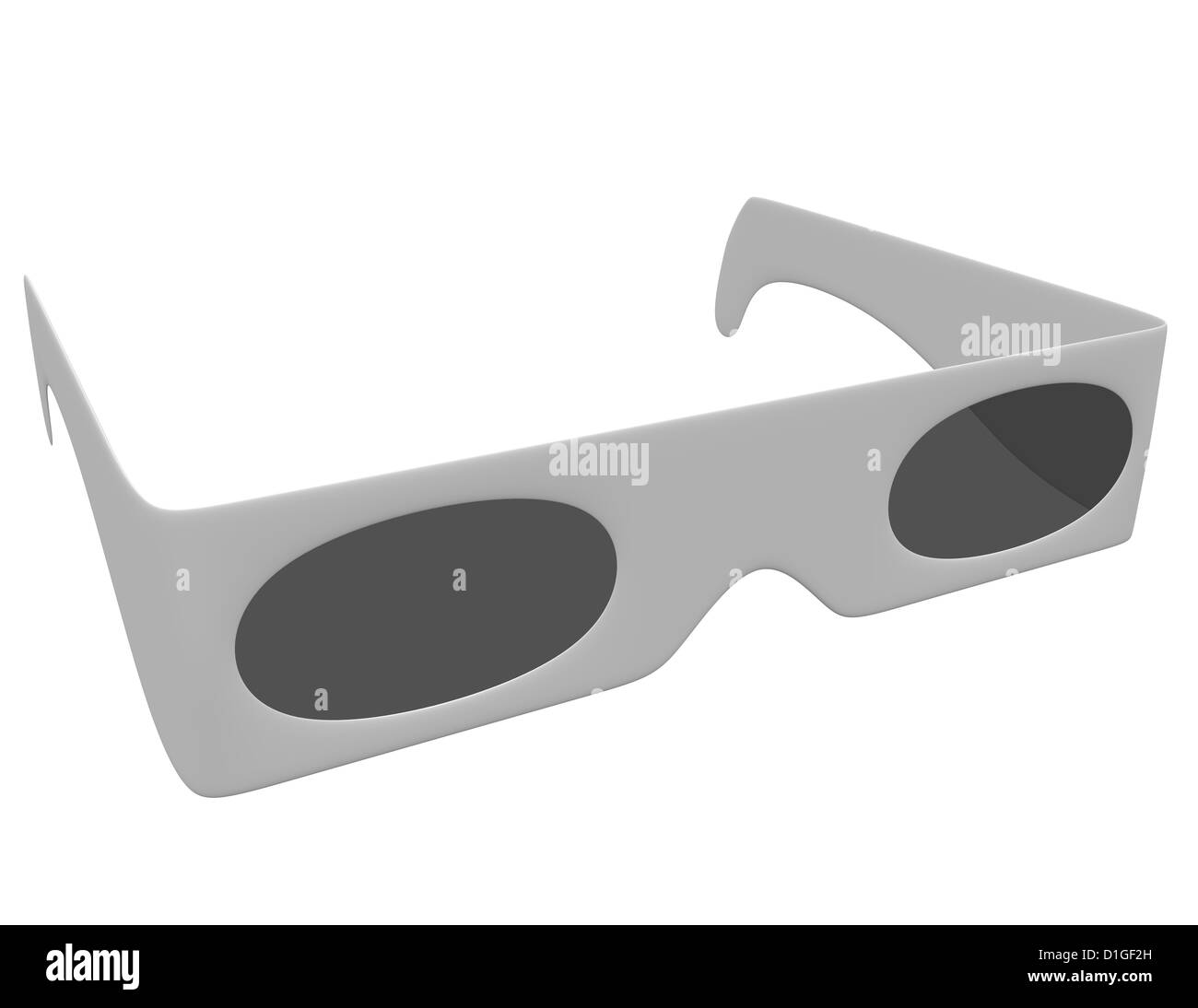 3D Render di un paio di occhiali 3D Foto Stock