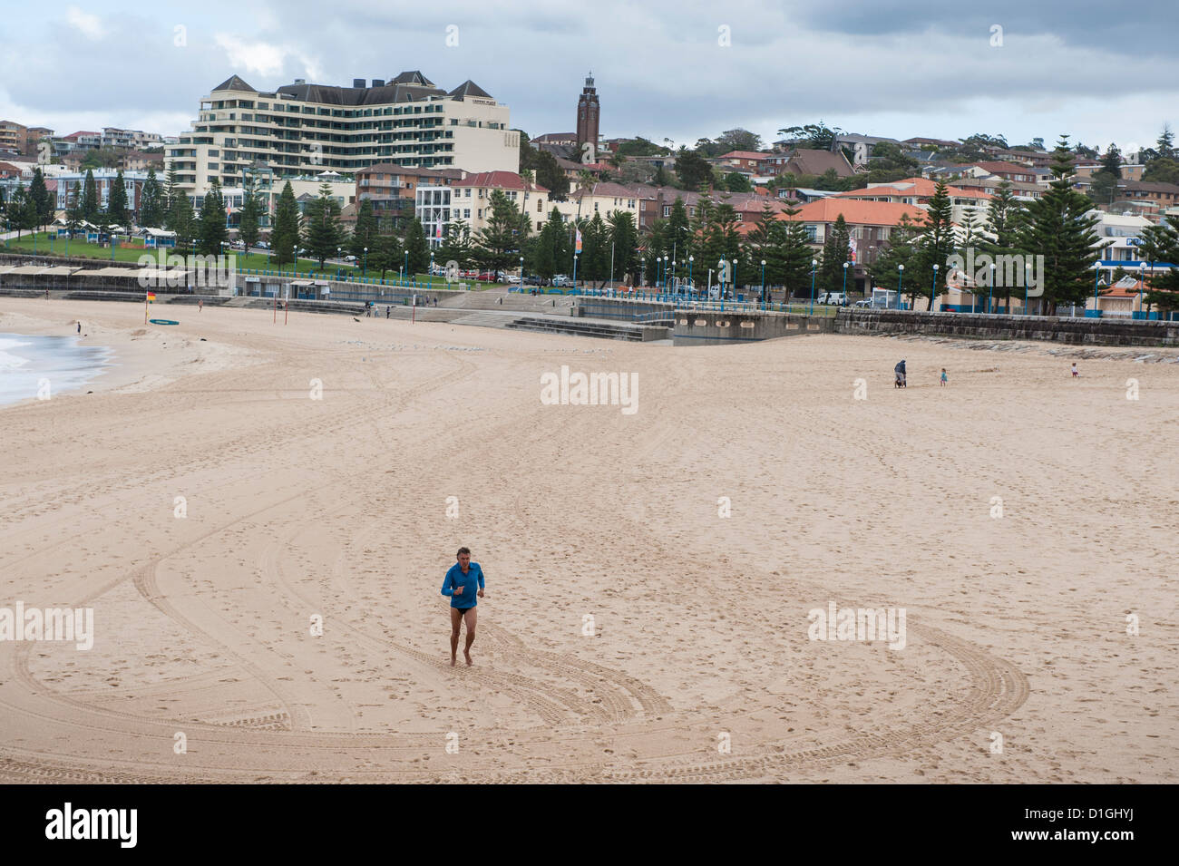 La passeggiata lungo il mare nella periferia est di Sydney è splendida, con splendide viste sulle spiagge e il Mare di Tasmania. Foto Stock