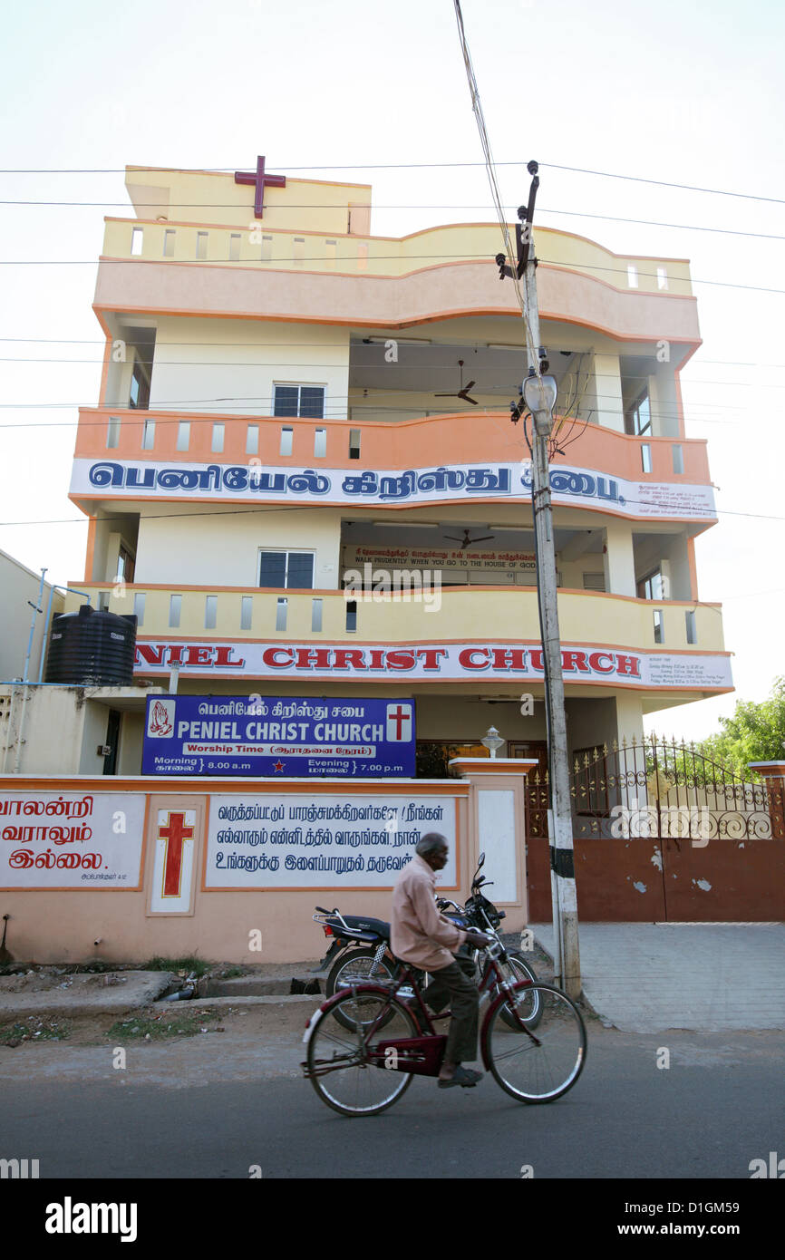 Chennai, India, una chiesa orfanotrofio per ragazzi Foto Stock