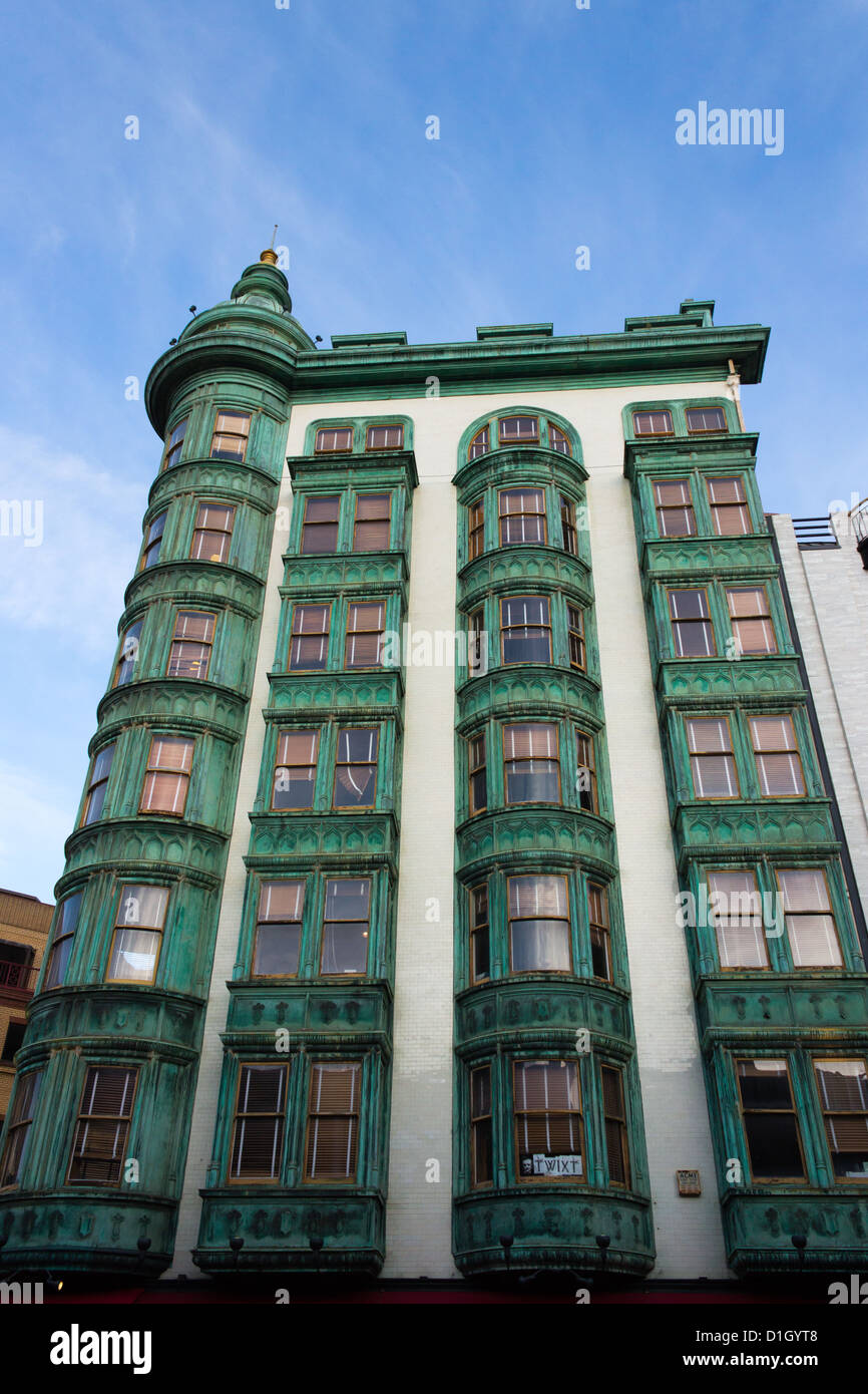 Columbus costruzione a San Francisco, Stati Uniti d'America Foto Stock