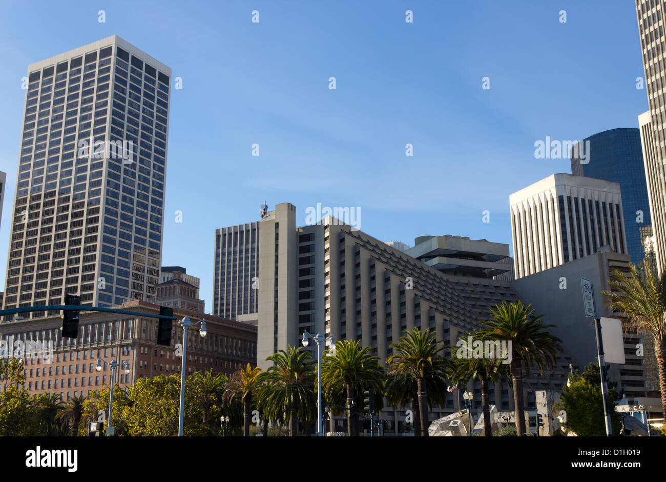 Il centro business e il Quartiere Finanziario Foto Stock