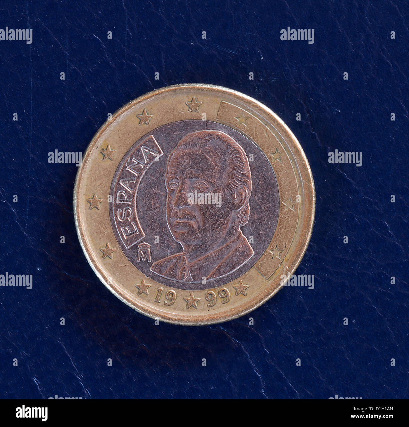 Monete in euro Foto Stock
