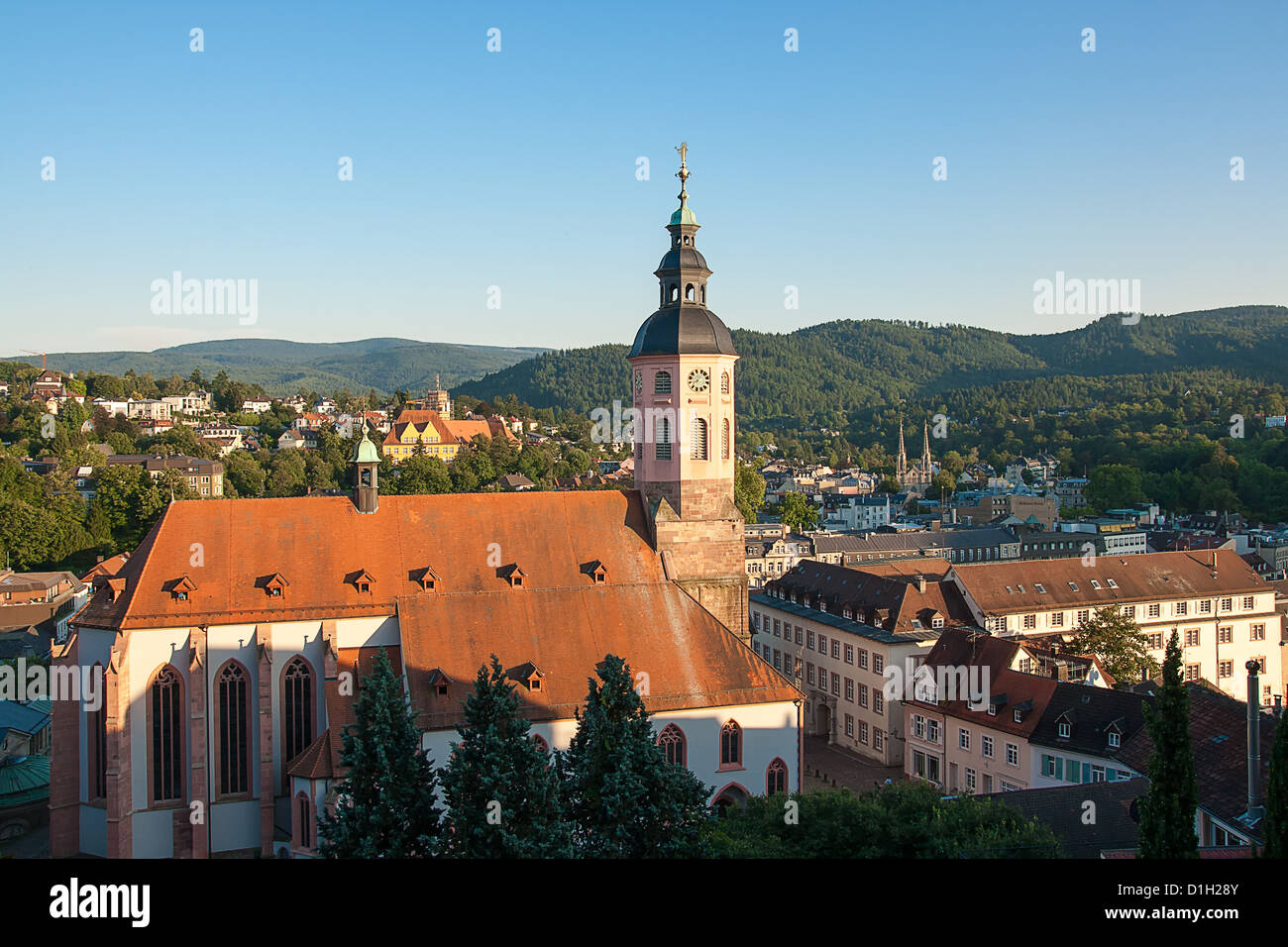 Baden-Baden, Germania, Stiftskirche Foto Stock