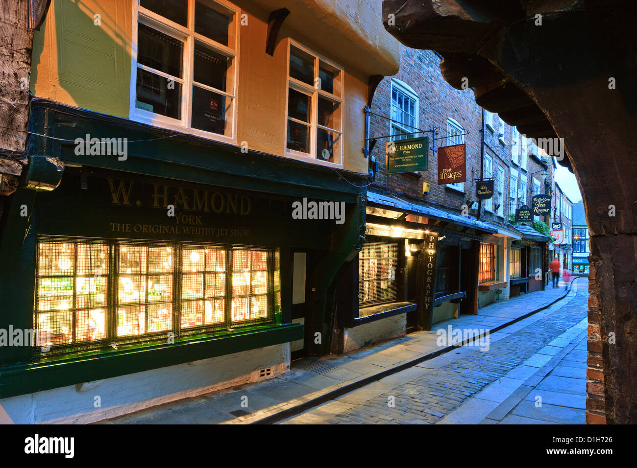 Il Caos York Yorkshire Inghilterra al crepuscolo Foto Stock