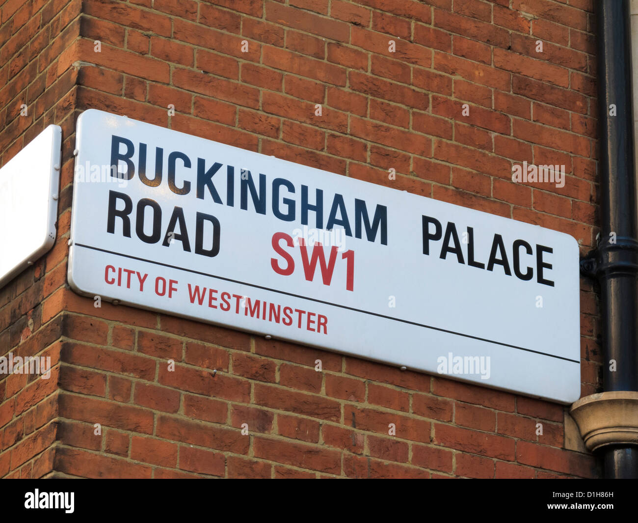 Buckingham Palace Road City of Westminster London SW1 Inghilterra Foto Stock