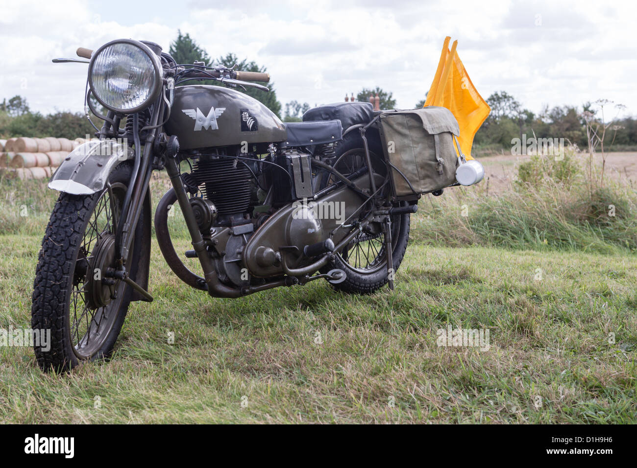 1941 inimitabile 348cc G3/L motociclo militare Foto Stock