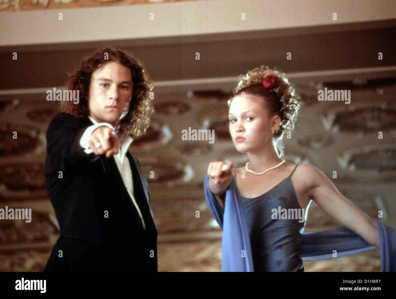 10 Dinge Die Ich un Dir Hasse DIECI COSE CHE ODIO su di voi Heath Ledger, Julia montanti.Caption locale *** 1999 Touchstone Foto Stock