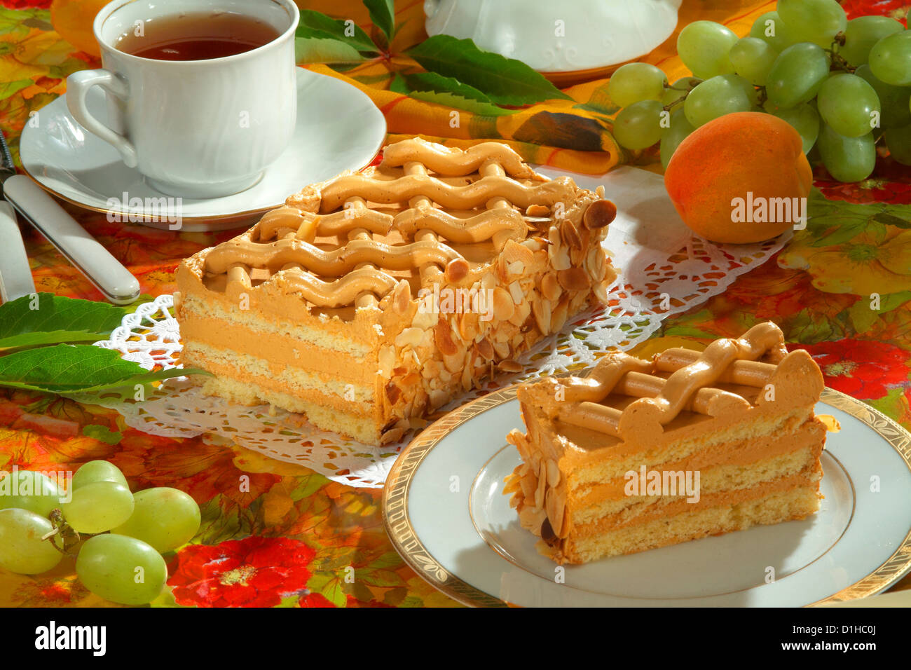 Torta della noce Foto Stock