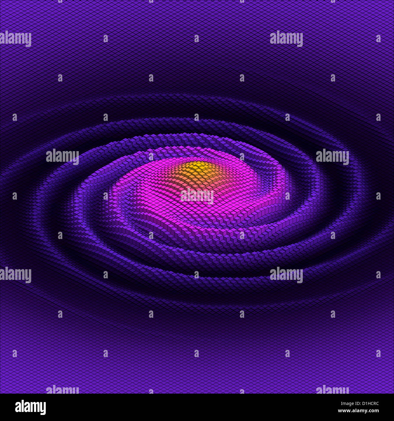 Abstract 3d sfondo vettoriale galaxy Foto Stock