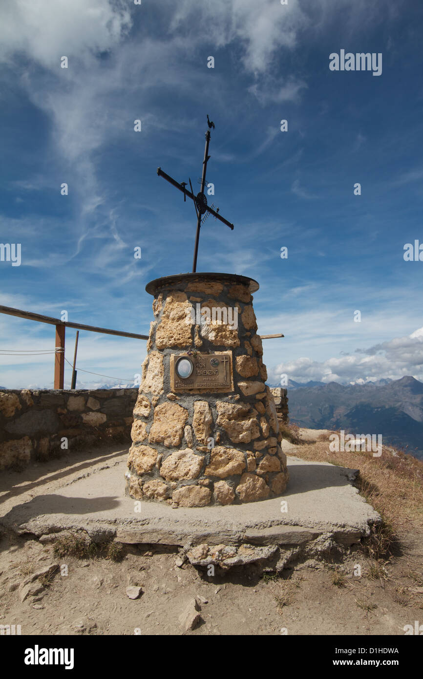 segnale di montagna Foto Stock